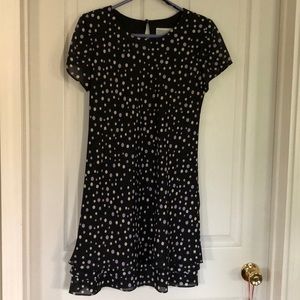 Lightweight fun summer polkadot dress.